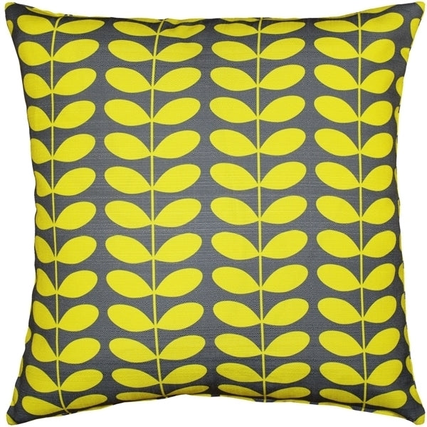Pillow Decor - Mid-Century Modern Yellow Throw Pillow 20x20 Image 1