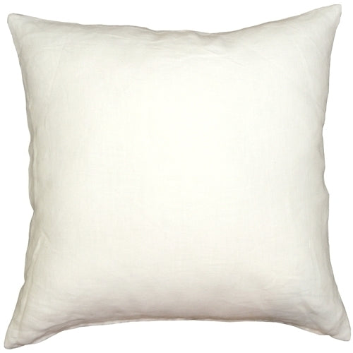 Pillow Decor - Tuscany Linen White 17x17 Throw Pillow Image 1