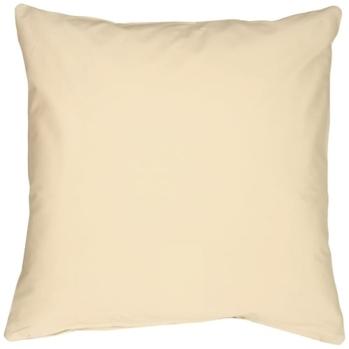 Pillow Decor - Caravan Cotton Cream 16x16 Throw Pillow Image 1
