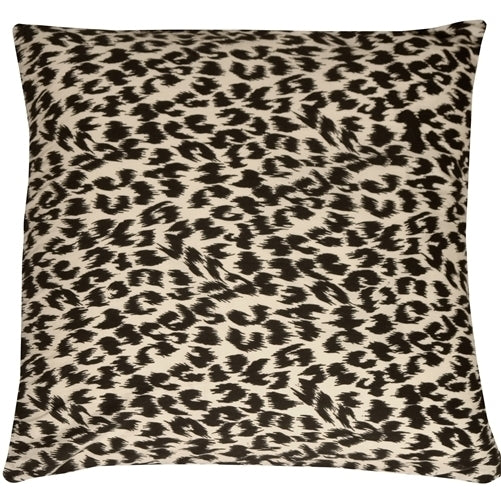 Pillow Decor - Leopard Print Cotton Small Throw Pillow Image 1