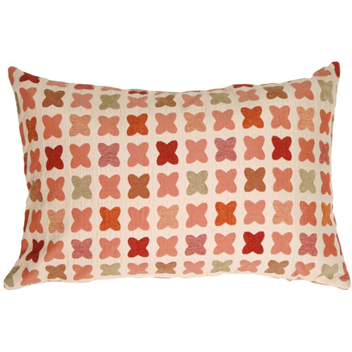 Pillow Decor - Cherry Cross on Sand Rectangular Decorative Pillow Image 1