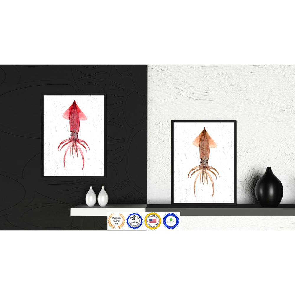 Brown Squid  Gifts Canvas Prints Picture Frame Wall Art 14713 Image 2