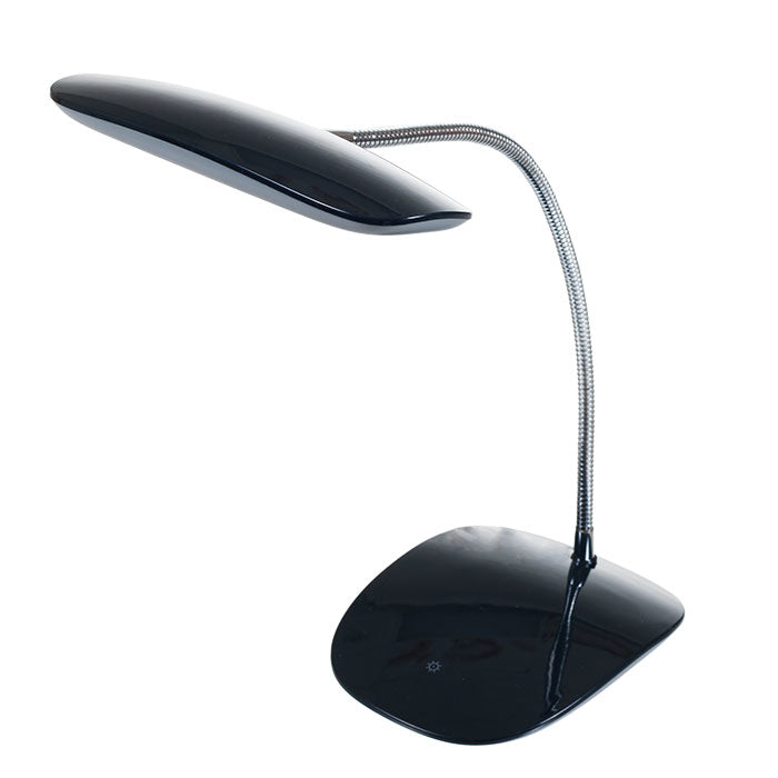 Touch Activated LED USB Desk Lamp Black Image 1