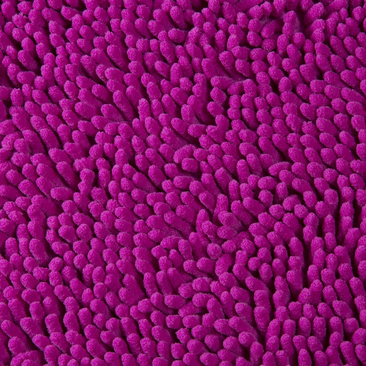 Lavish Home Memory Foam Shag Bath Mat 2-feet by 5-feet - Pink Image 4