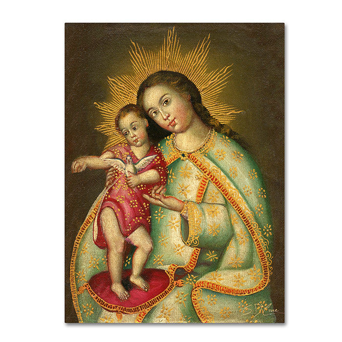 Masters Fine Art The Virgin and Son II 14 x 19 Canvas Art Image 1