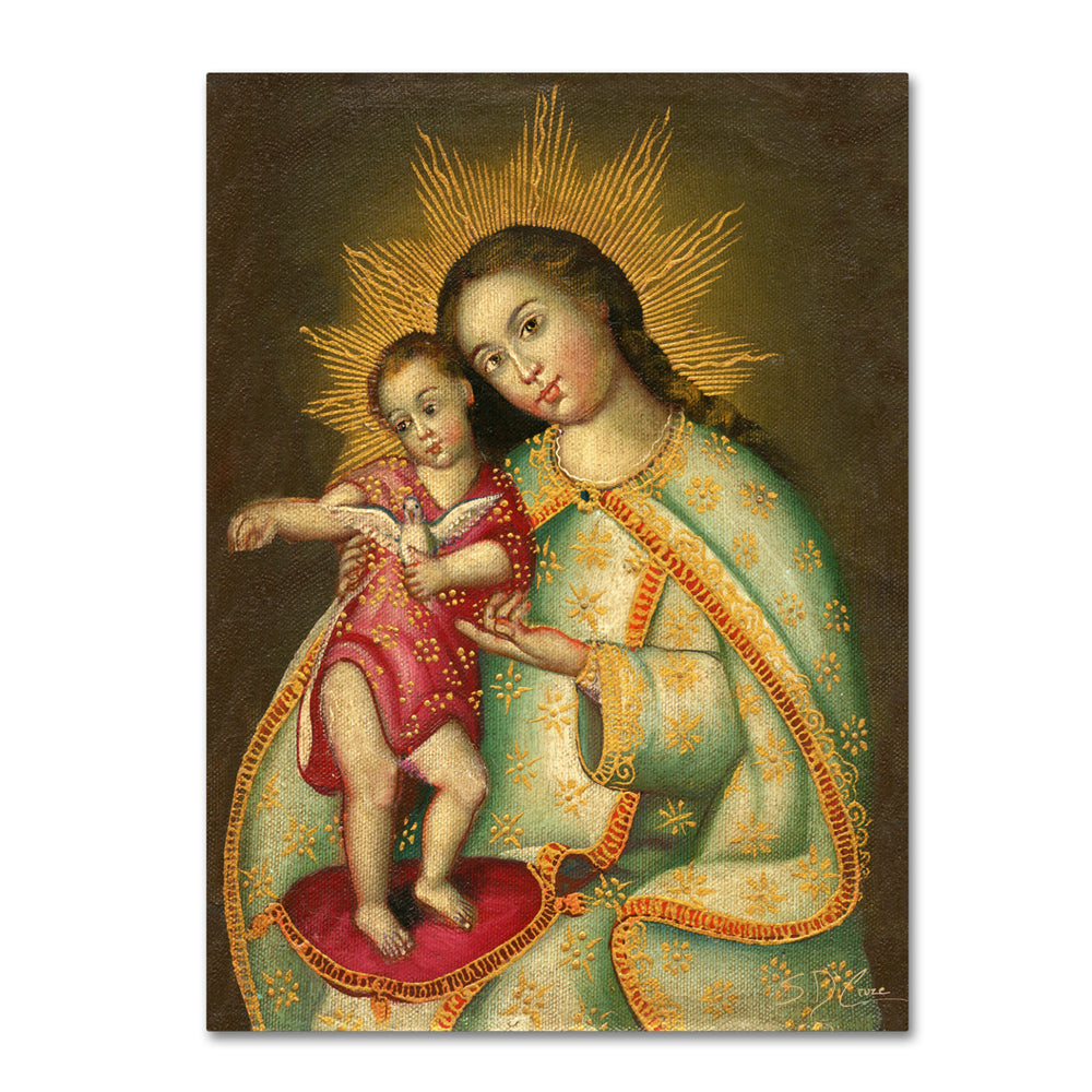 Masters Fine Art The Virgin and Son II 14 x 19 Canvas Art Image 2