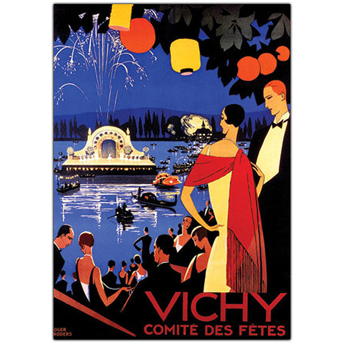 Vichy Comite des Fetes 14 x 19 Canvas Art Image 1