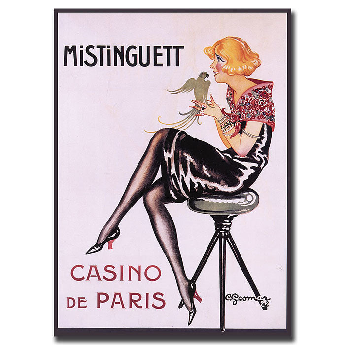 Mistinguett Casino de Paris 14 x 19 Canvas Art Image 1