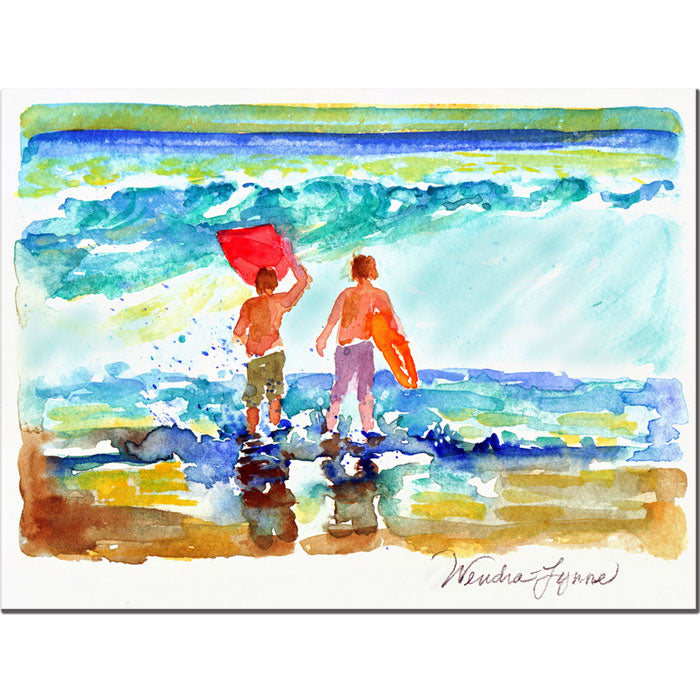 Wendra Boogie Boarders 14 x 19 Canvas Art Image 1