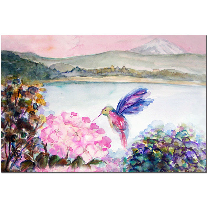 Wendra Hummingbirds Joy 14 x 19 Canvas Art Image 1