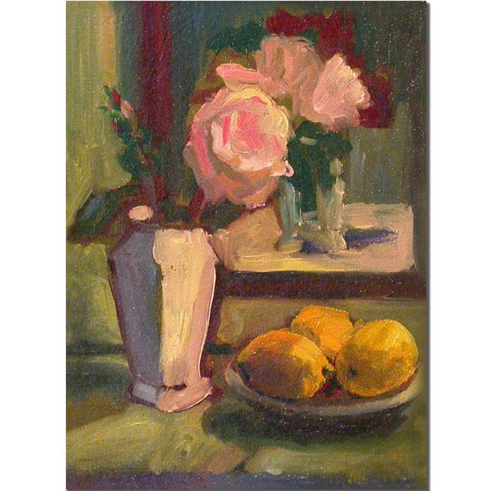 Wendra Roses and Lemons 14 x 19 Canvas Art Image 1