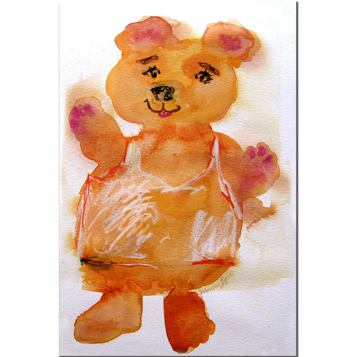 Wendra Softy Bear 14 x 19 Canvas Art Image 1