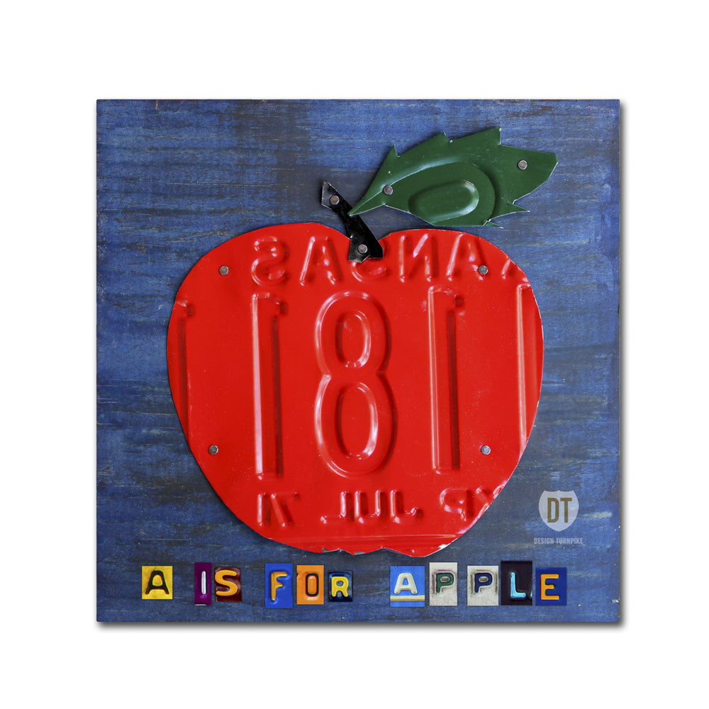 Design Turnpike Apple Canvas Wall Art 14 x 14 Image 2