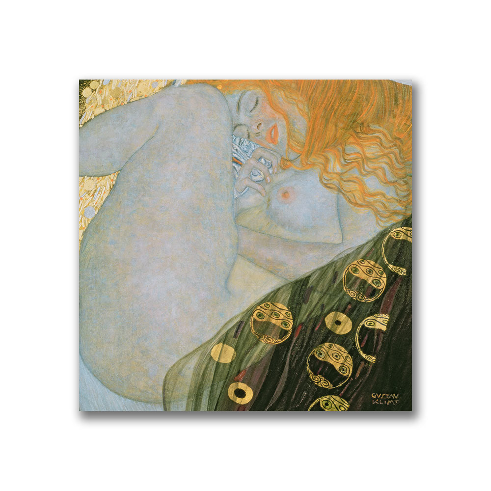 Gustave Klimt Danae, 1907-08  Canvas Wall Art 14 x 14 Image 2