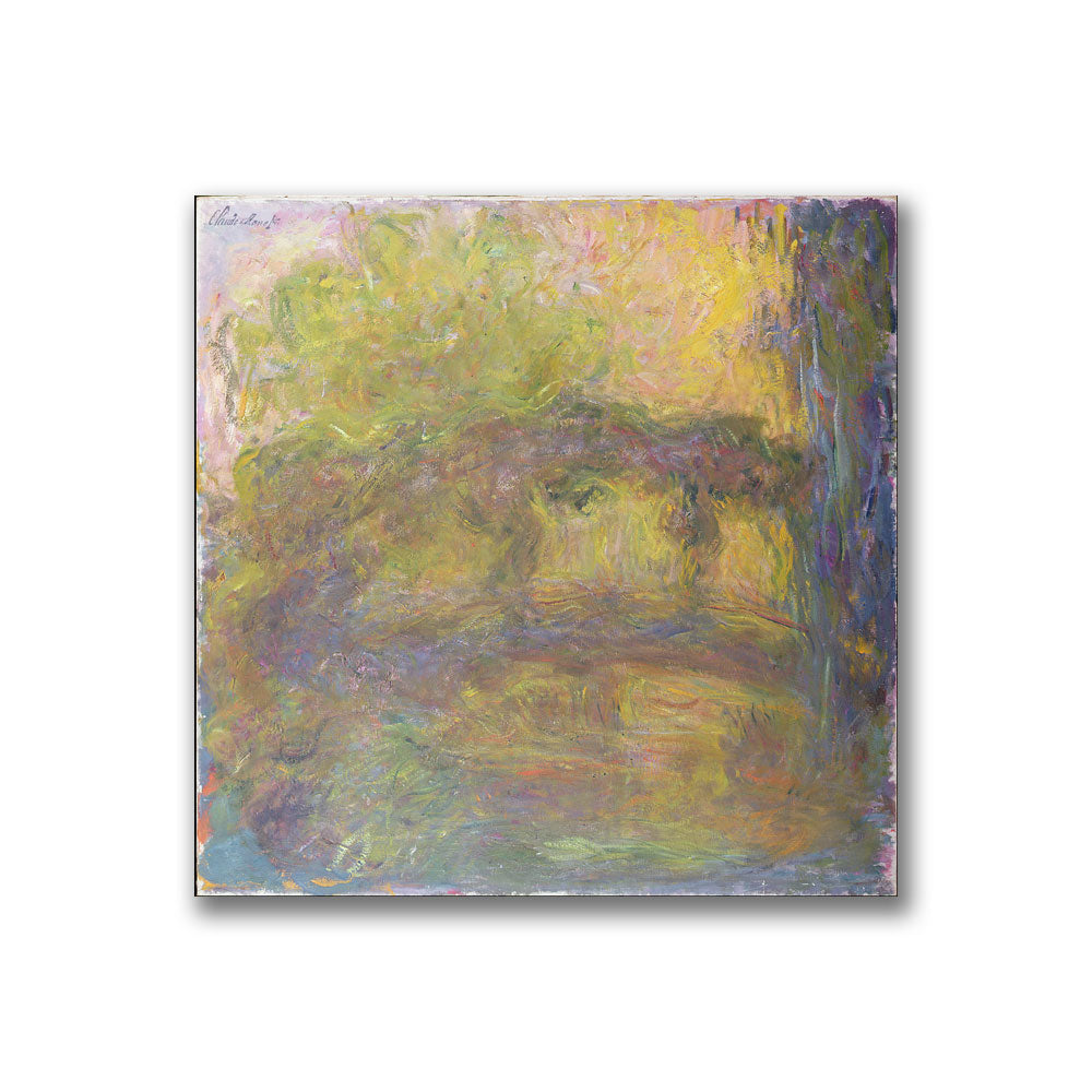 Claude Monet The Japanese Bridge 1918-24  Canvas Wall Art 14 x 14 Image 2