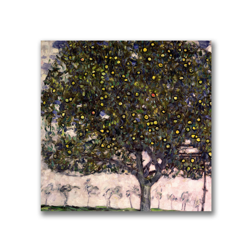 Gustav Klimt The Apple Tree  Canvas Wall Art 14 x 14 Image 2