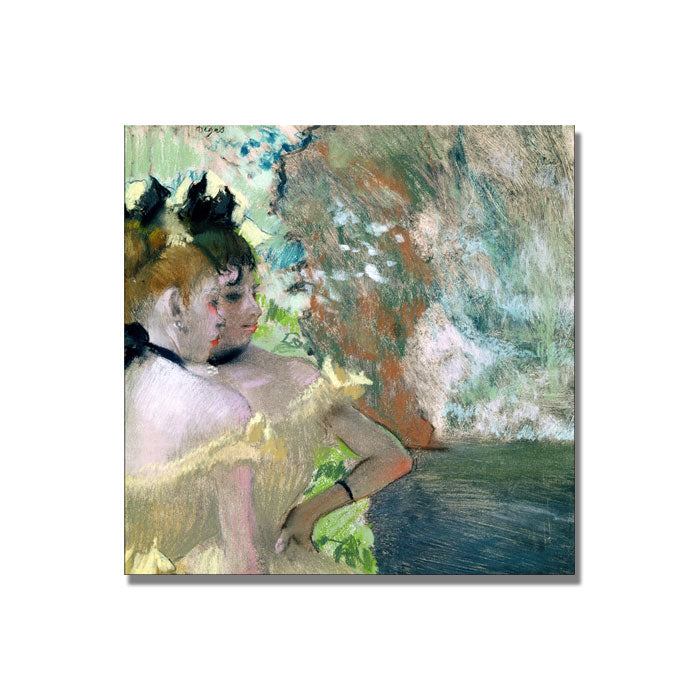 Edgar Degas Dancers in the Wings  Canvas Wall Art 14 x 14 Image 1
