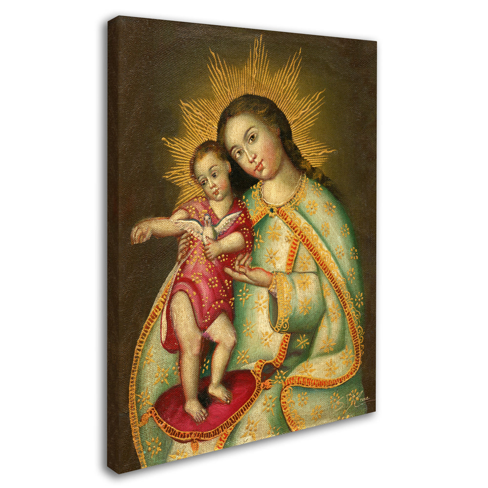 Masters Fine Art The Virgin and Son II Canvas Wall Art 35 x 47 Inches Image 2