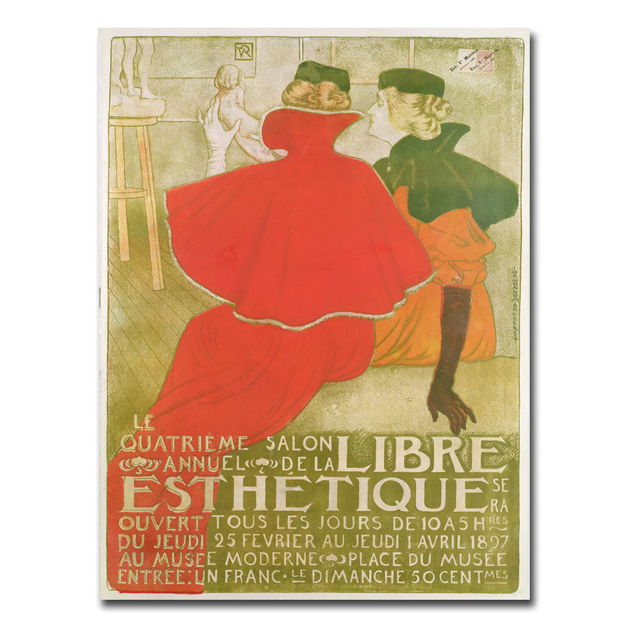 Salon Anuuel de la Libre Esthetique 1897 Canvas Wall Art 35 x 47 Image 1