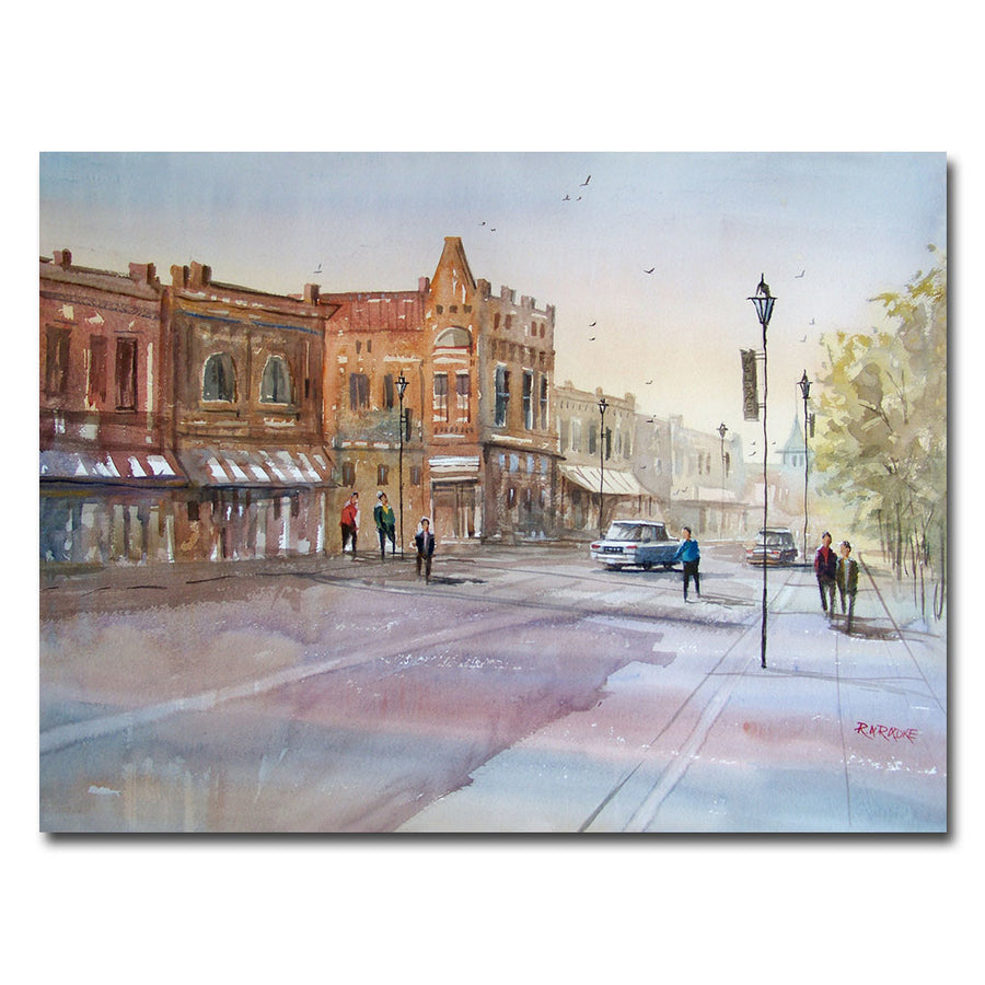 Ryan Radke Waupaca - Main Street Canvas Wall Art 35 x 47 Image 1