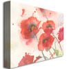 Shelia Golden Swaying Red Poppies Canvas Wall Art 35 x 47 Image 2