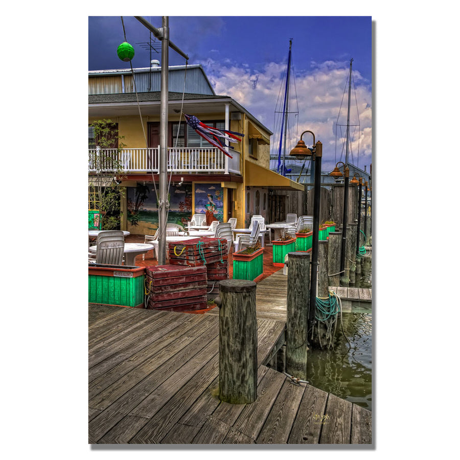 Lois Bryan On the Dock Canvas Wall Art 35 x 47 Image 1