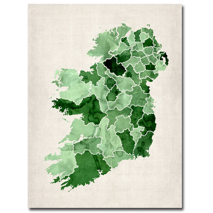Michael Tompsett Ireland Watercolor Canvas Wall Art 35 x 47 Image 1