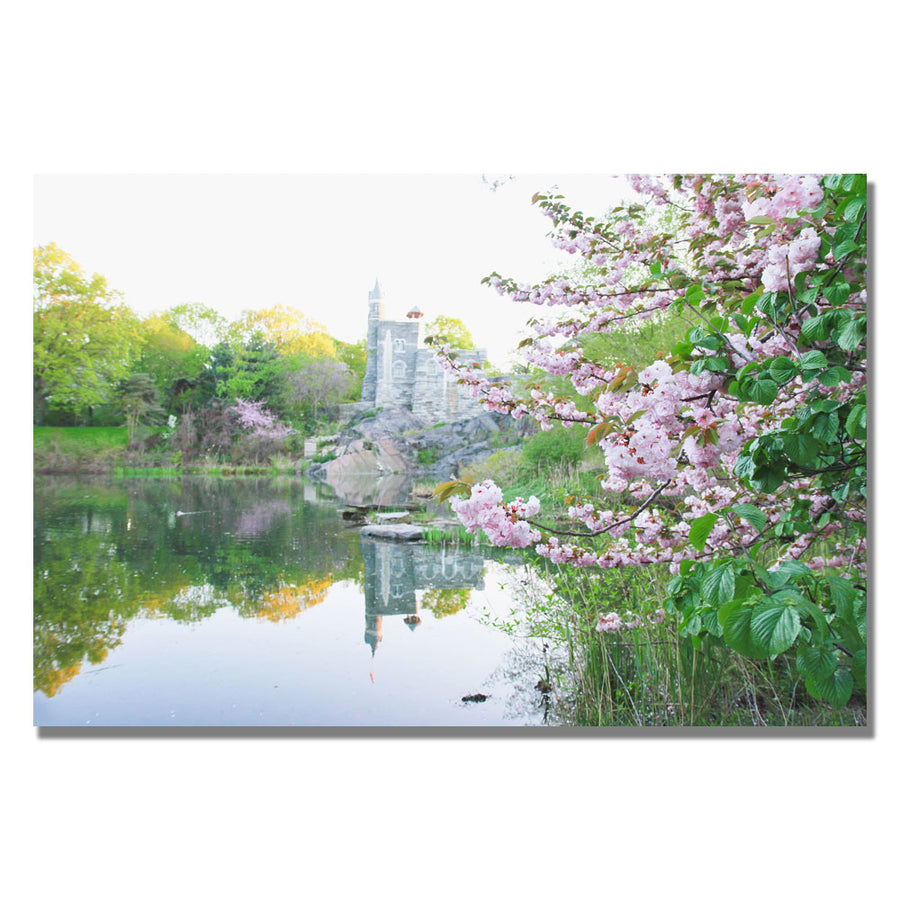 Ariane Moshayedi Castle by the Water Canvas Wall Art 35 x 47 Image 1