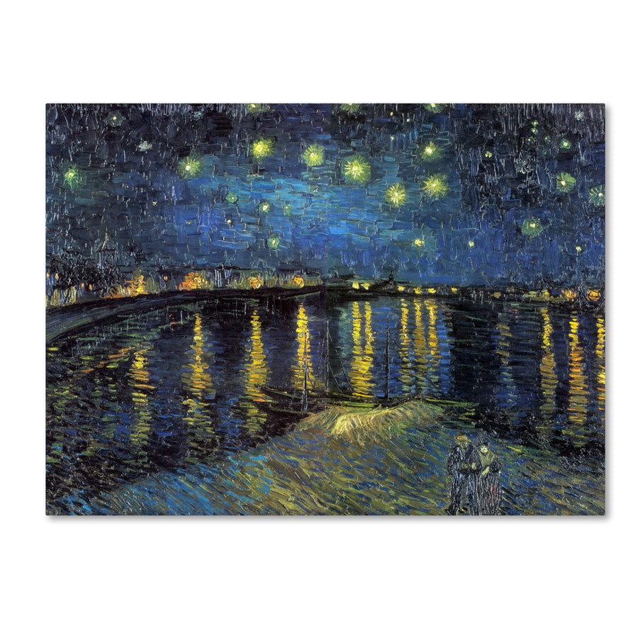 Vincent van Gogh The Starry Night II Canvas Wall Art 35 x 47 Image 1