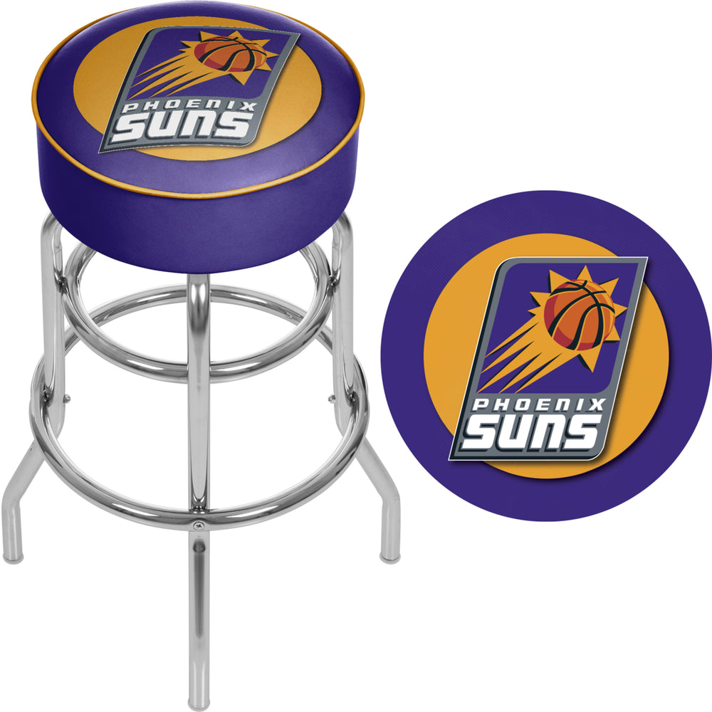 Phoenix Suns NBA Padded Swivel Bar Stool 30 Inches High Image 2