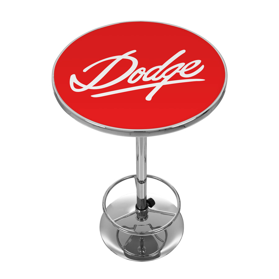 Dodge Chrome 42 Inch Pub Table - Signature Image 1