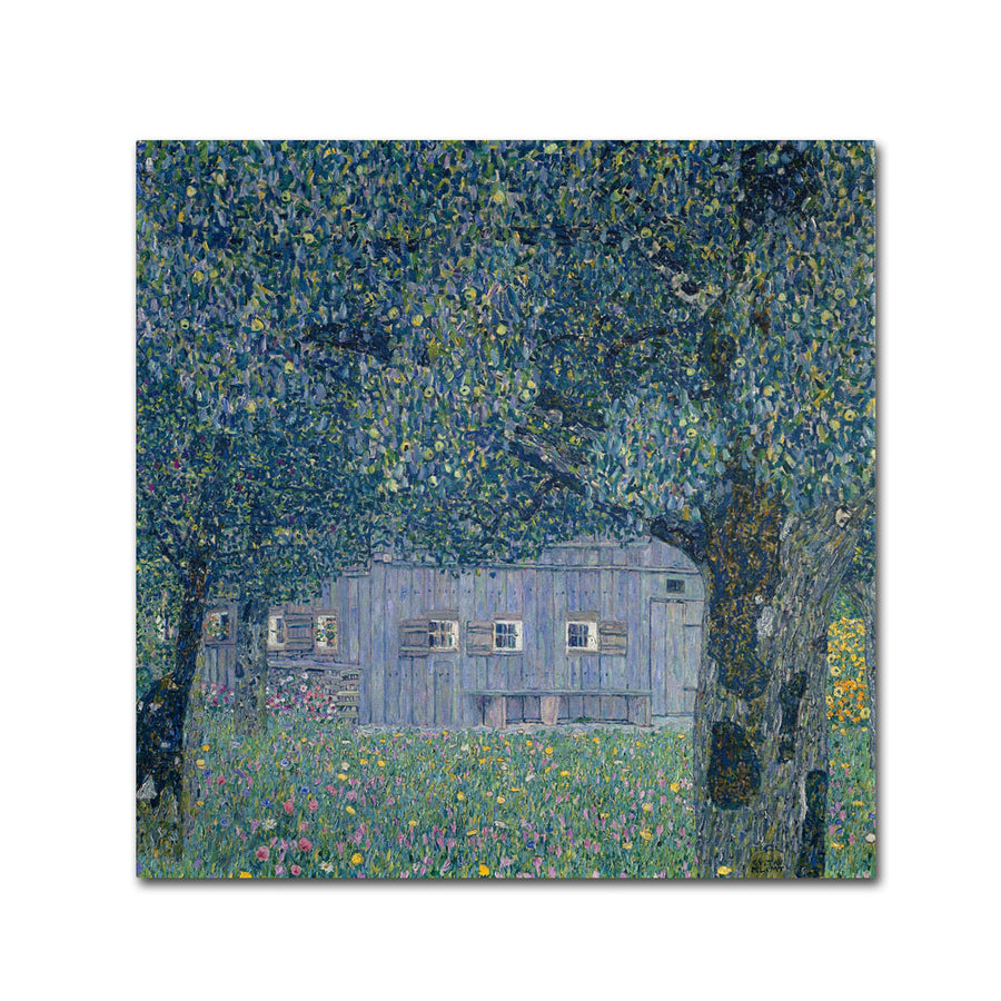 Gustav Klimt Farmhouse In Upper Austria Huge Canvas Art 35 x 35 Image 1