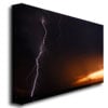 Kurt Shaffer; Lightning Sunset II Canvas Art 16 x 24 Image 2