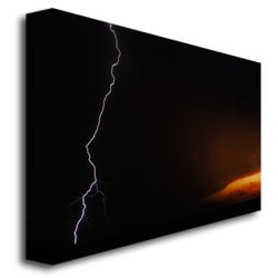 Kurt Shaffer; Lightning Sunset VII Canvas Art 16 x 24 Image 3