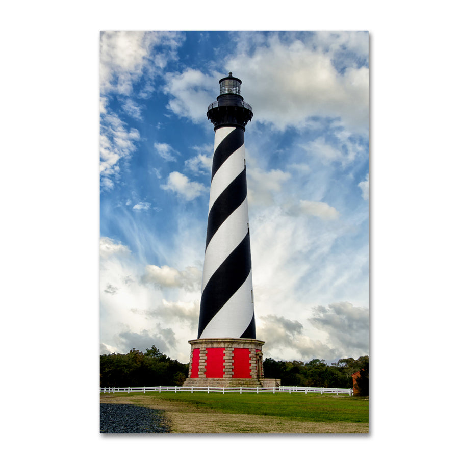 PIPA Fine Art Cape Hatteras Lighthouse Canvas Art 16 x 24 Image 1