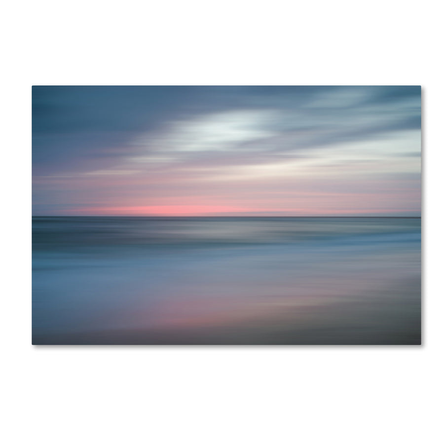 PIPA Fine Art The Colors of Evening on the Beach Canvas Art 16 x 24 Image 1