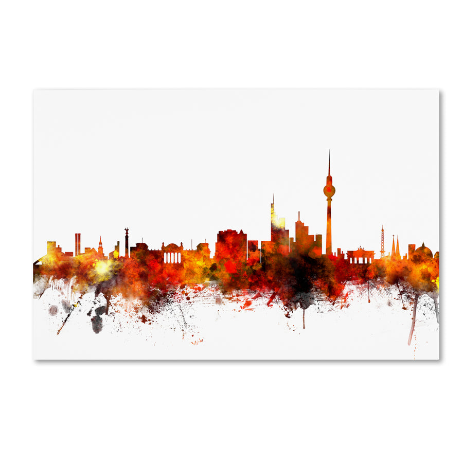 Michael Tompsett Berlin Germany Skyline II Canvas Art 16 x 24 Image 1