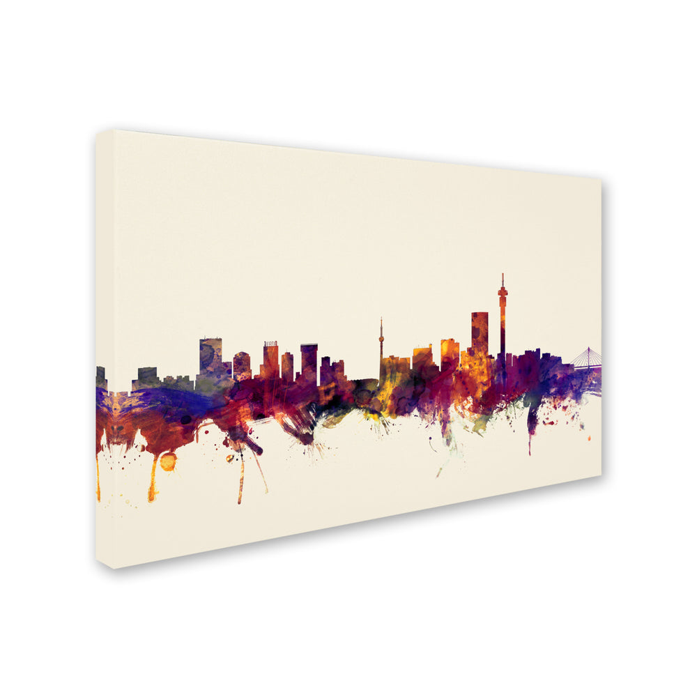 Michael Tompsett Johannesburg Skyline Canvas Art 16 x 24 Image 2