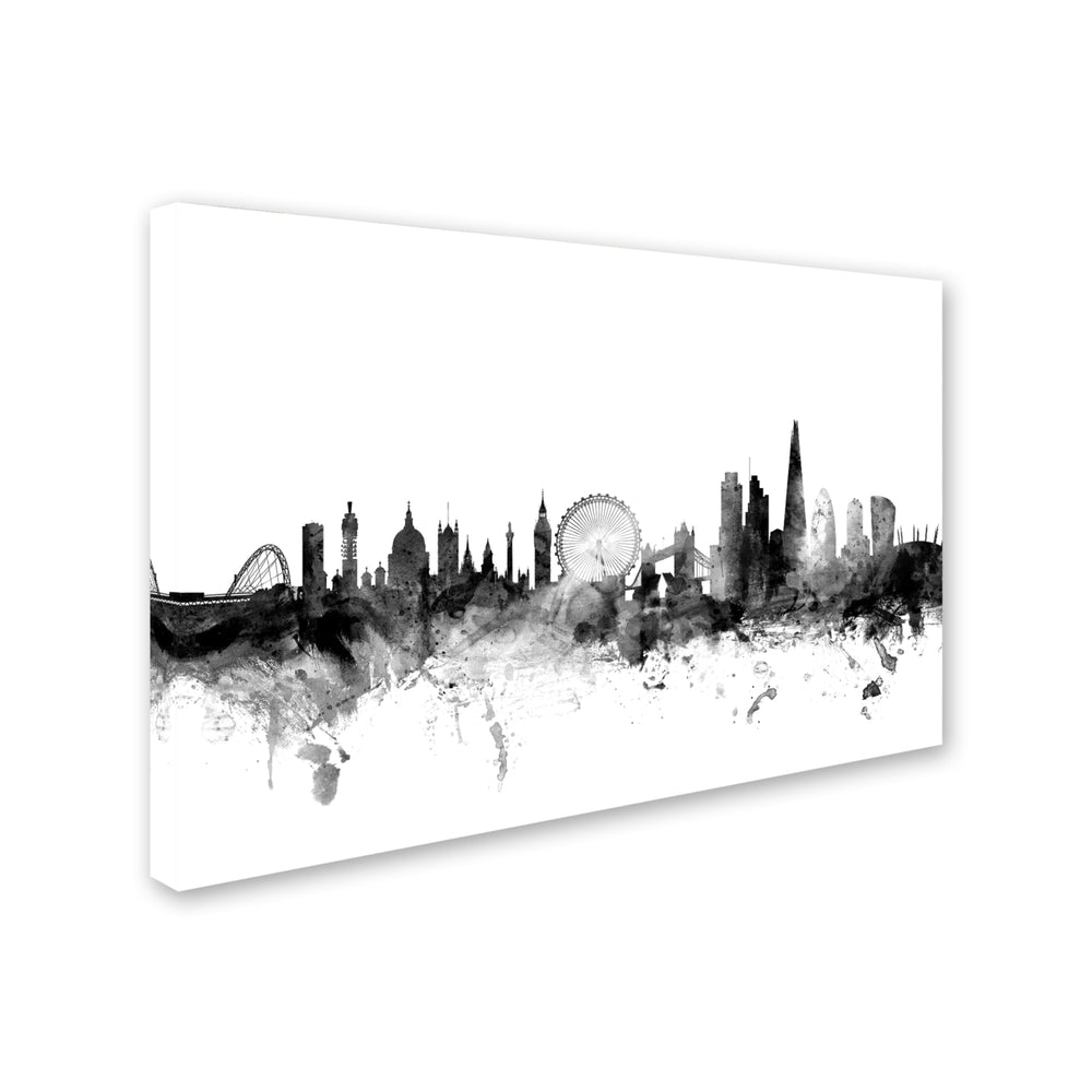 Michael Tompsett London England Skyline BandW Canvas Art 16 x 24 Image 2