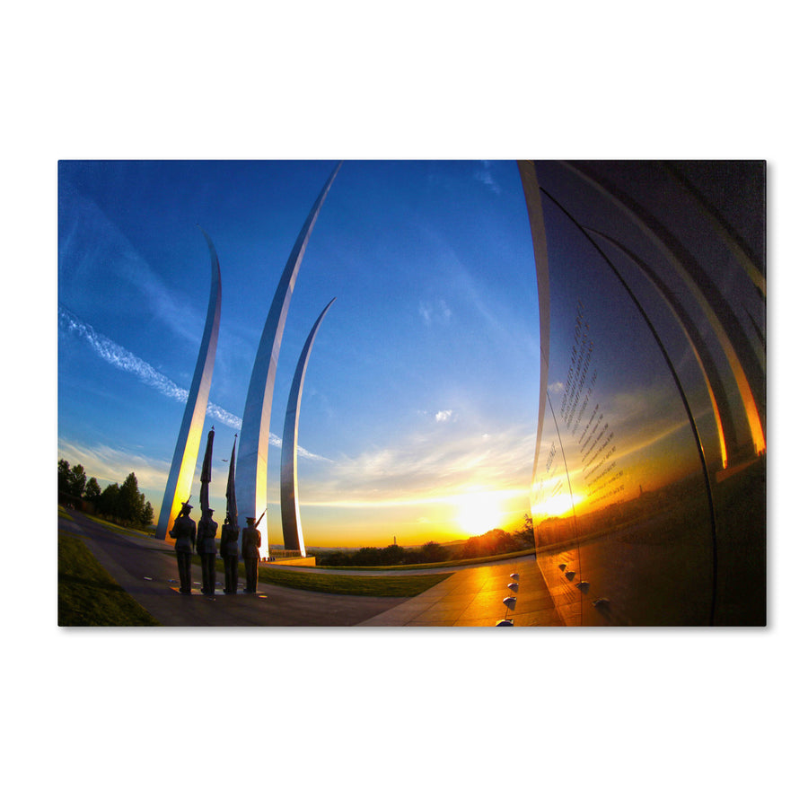 CATeyes Air Force Memorial 15 Canvas Art 16 x 24 Image 1