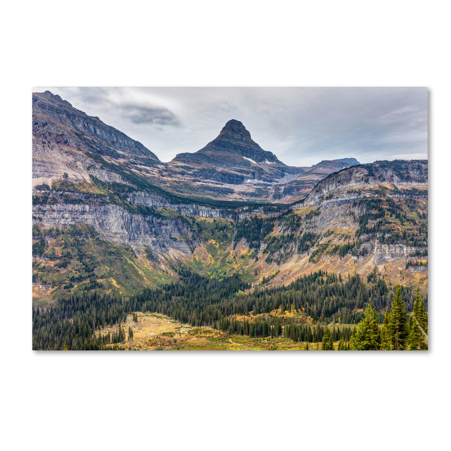 Pierre Leclerc Glacier National Park in Autumn Canvas Art 16 x 24 Image 1