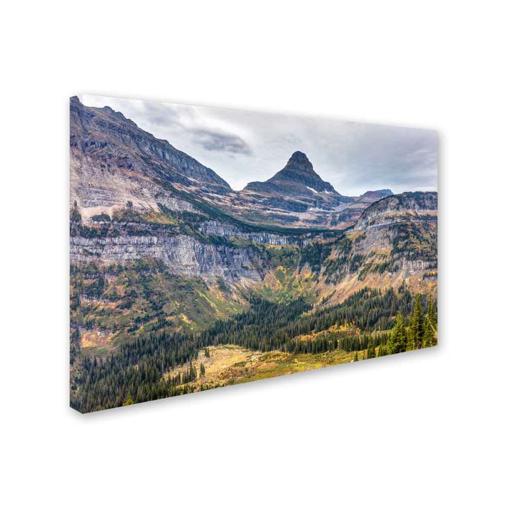 Pierre Leclerc Glacier National Park in Autumn Canvas Art 16 x 24 Image 2