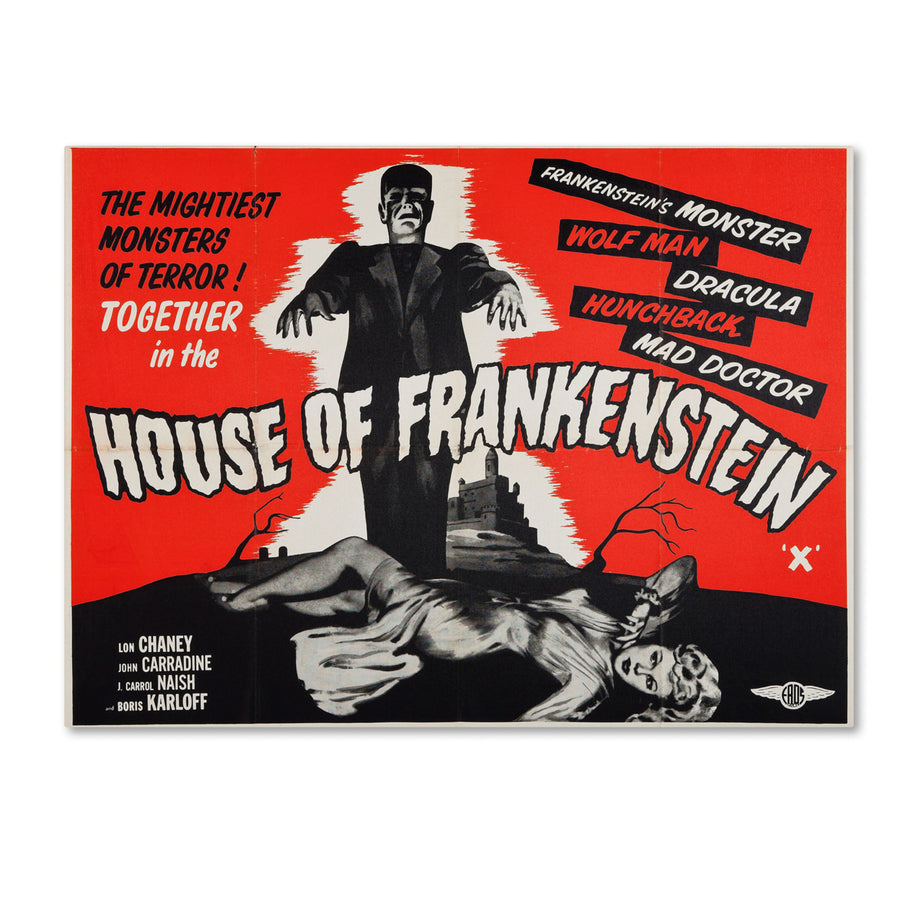 Vintage Apple Collection House of Frankenstein Canvas Image 1