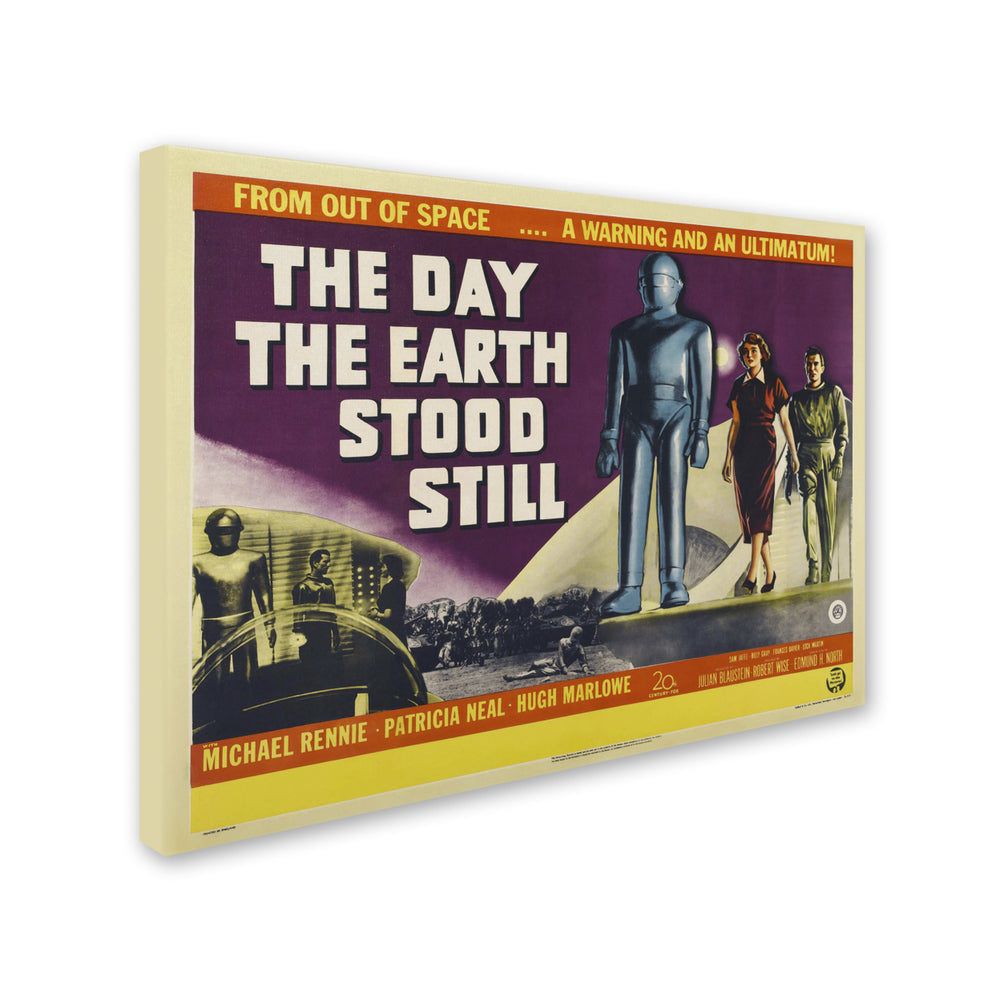 Vintage Apple Collection Day Earth Stood Still Canvas Art 18 x 24 Image 2