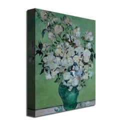 Vincent Van Gogh Vase of Roses Canvas Art 18 x 24 Image 3