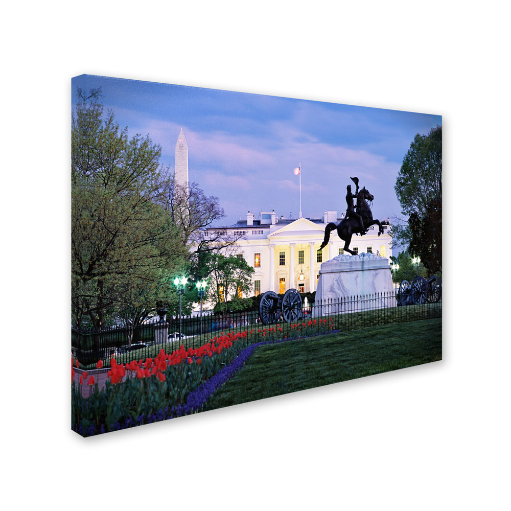 Gregory OHanlon White House from Lafayette Square Canvas Art 18 x 24 Image 2