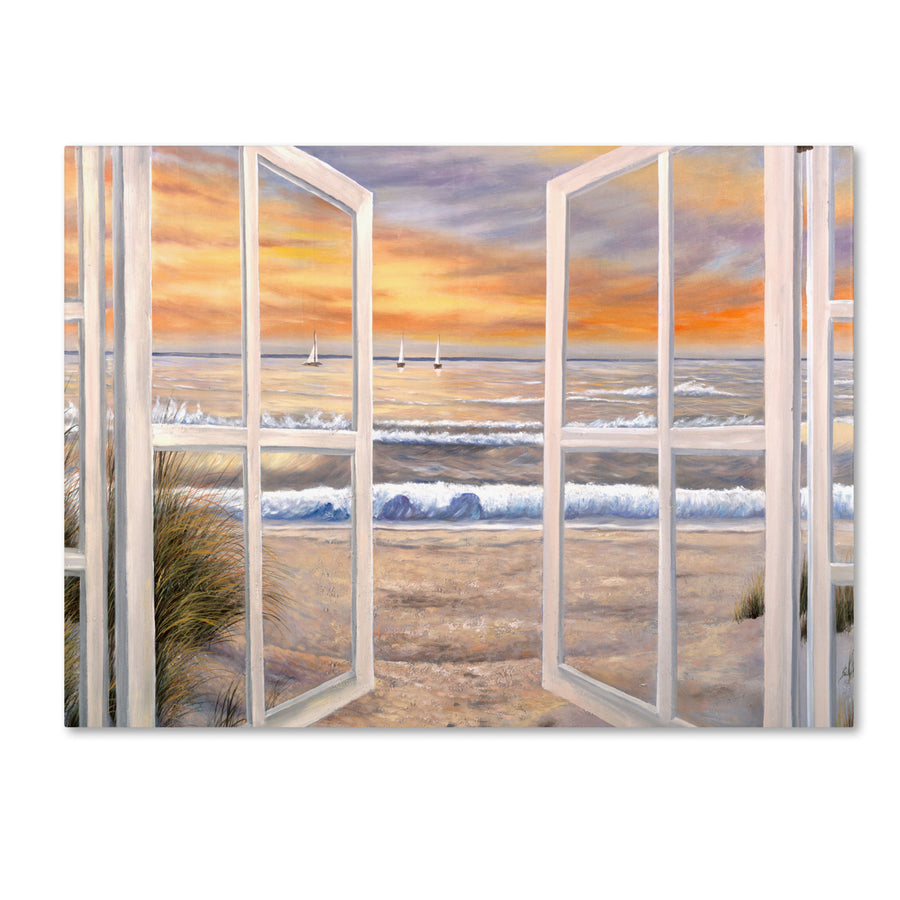 Joval Elongated Window On Canvas Canvas Art 18 x 24 Image 1