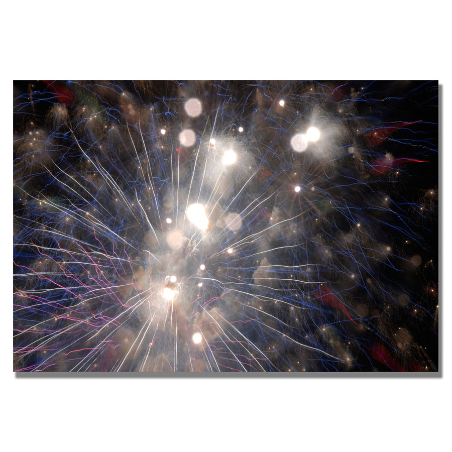 Kurt Shaffer Abstract Fireworks 33 Canvas Art 18 x 24 Image 1