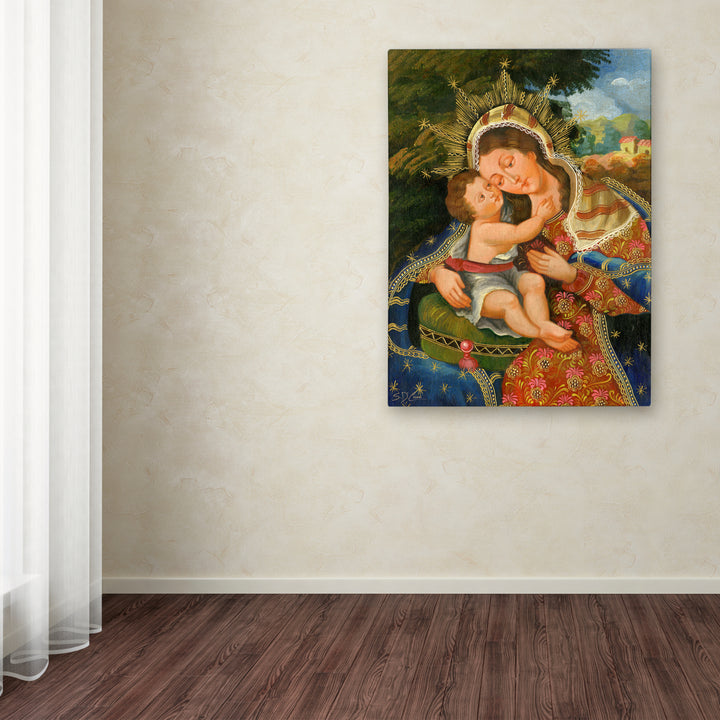 Masters Fine Art The Virgin and Son III Canvas Art 18 x 24 Image 3