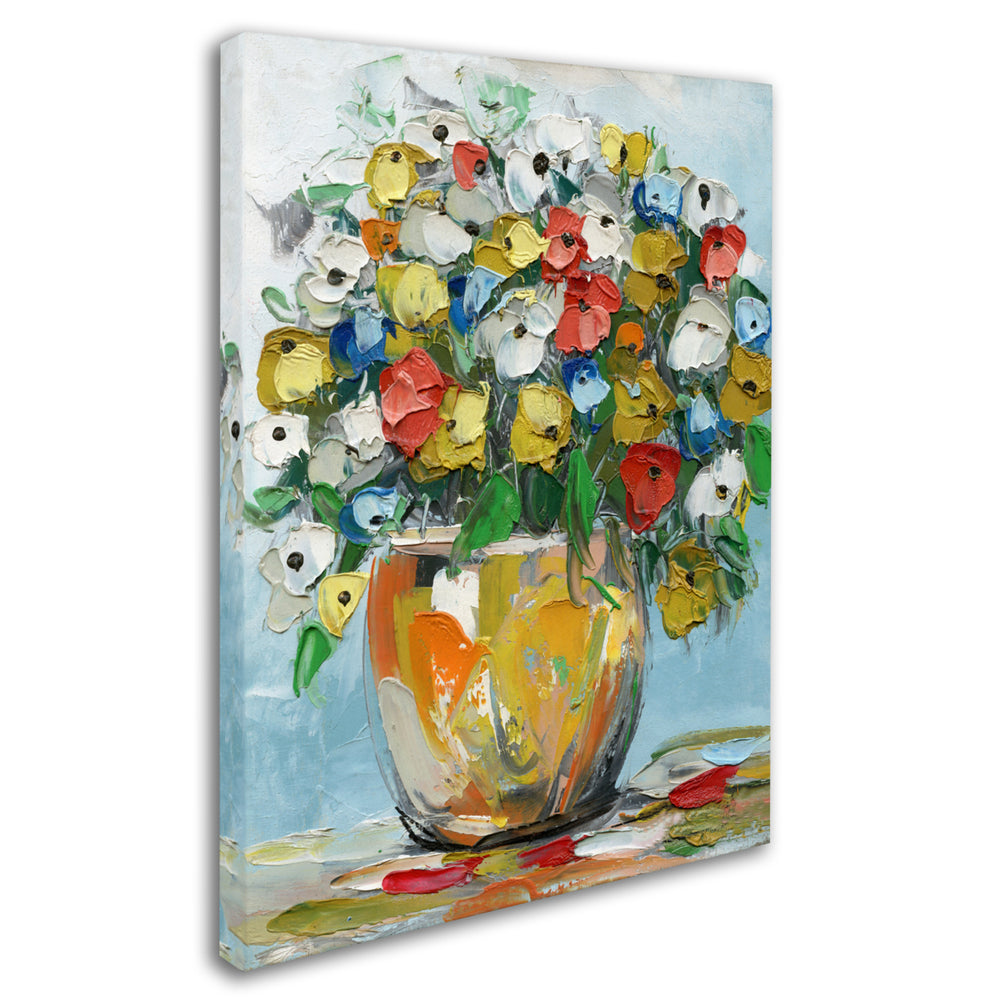 Hai Odelia Spring Flowers in a Vase 3 Canvas Art 18 x 24 Image 2